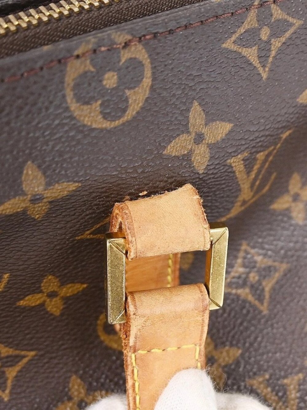 BUYIT01 LOUIS VUITTON CABAS MEZZO HAND TOTE BAG MONOGRAM M51151 AR1929 YQ05698 - Picture 6 of 12